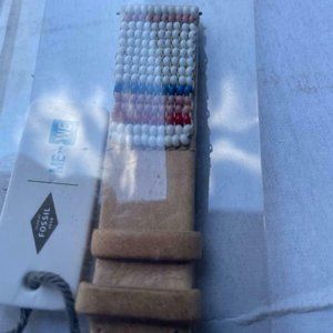 Genuine Leather 12mm Cobalt Patent Leather Watch Band Strap New S181308